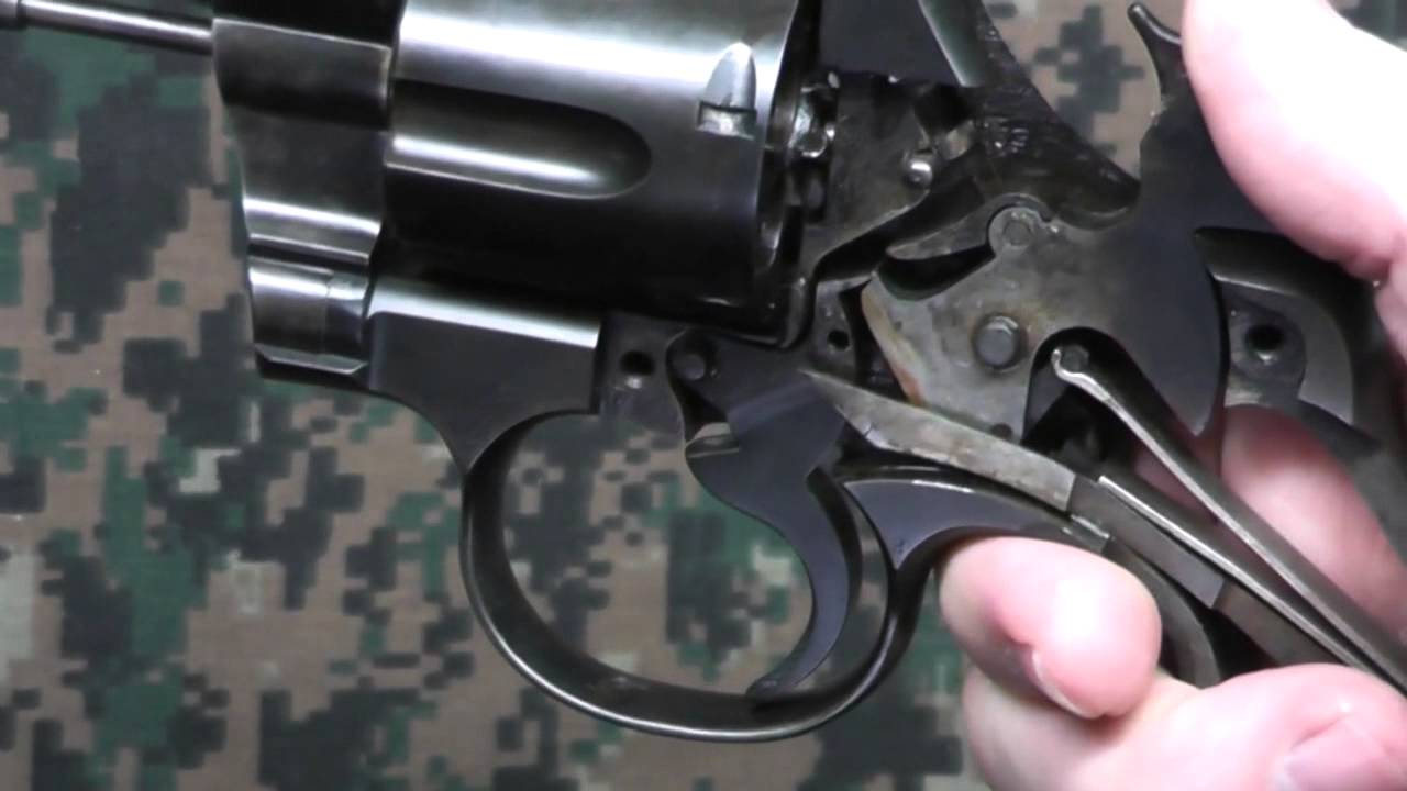Colt Official Police Revolver Internal Workings