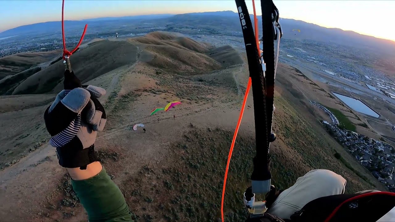 Paragliding Point of the Mountain (POM) north side