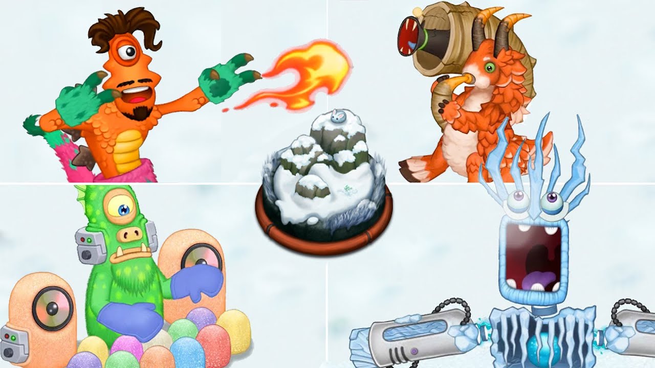 Cold Island - NEW MONSTERS: bbli$zard ! ALL Monsters & Sounds