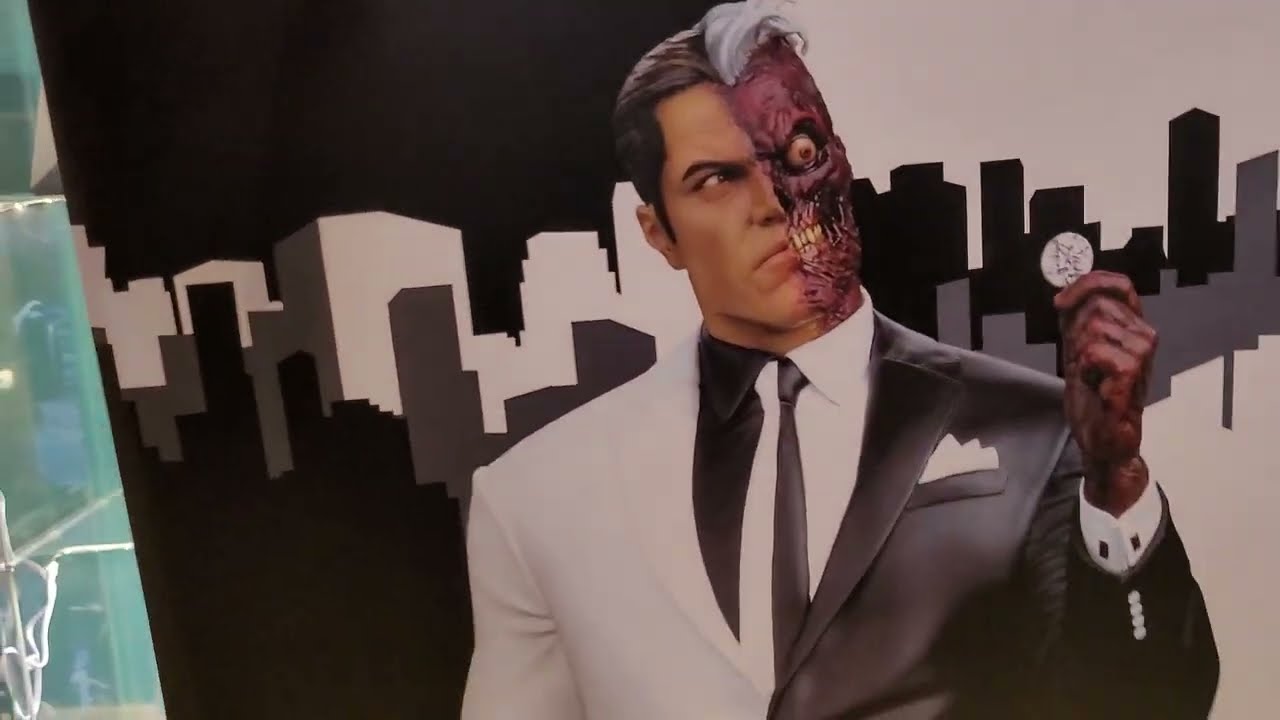 Tweeterhead Two-Face 1/4 Statue Review/unboxing