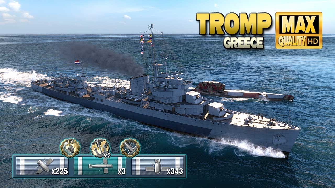 эсминец Tromp: от охотника до жертвы - World of Warships