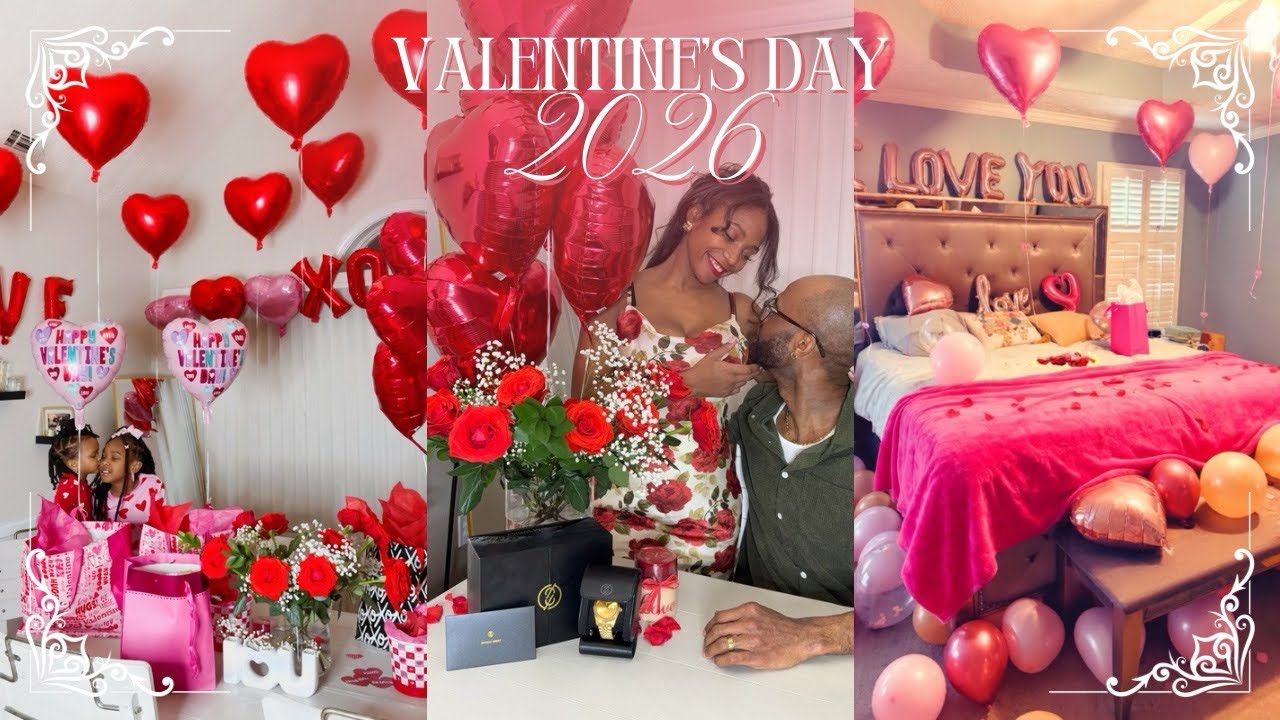 The BEST Valentine’s Day Surprise 💐 | VDay vlog 💕