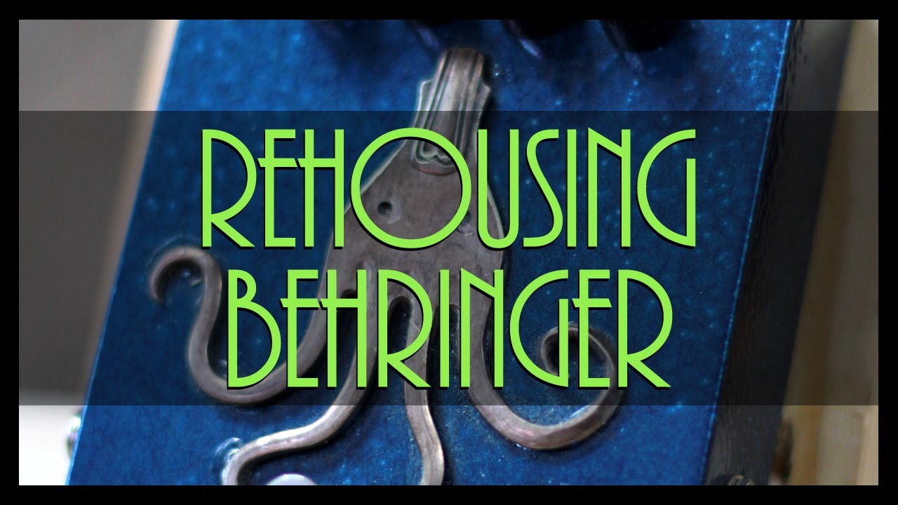 how I rehoused my behringer pedal newer version