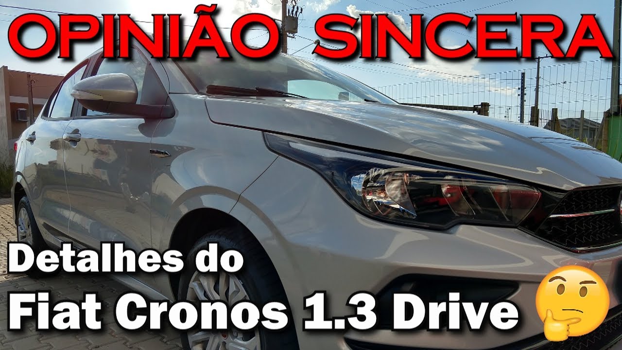 Detalhes Fiat Cronos 1.3 Drive - 1° parte