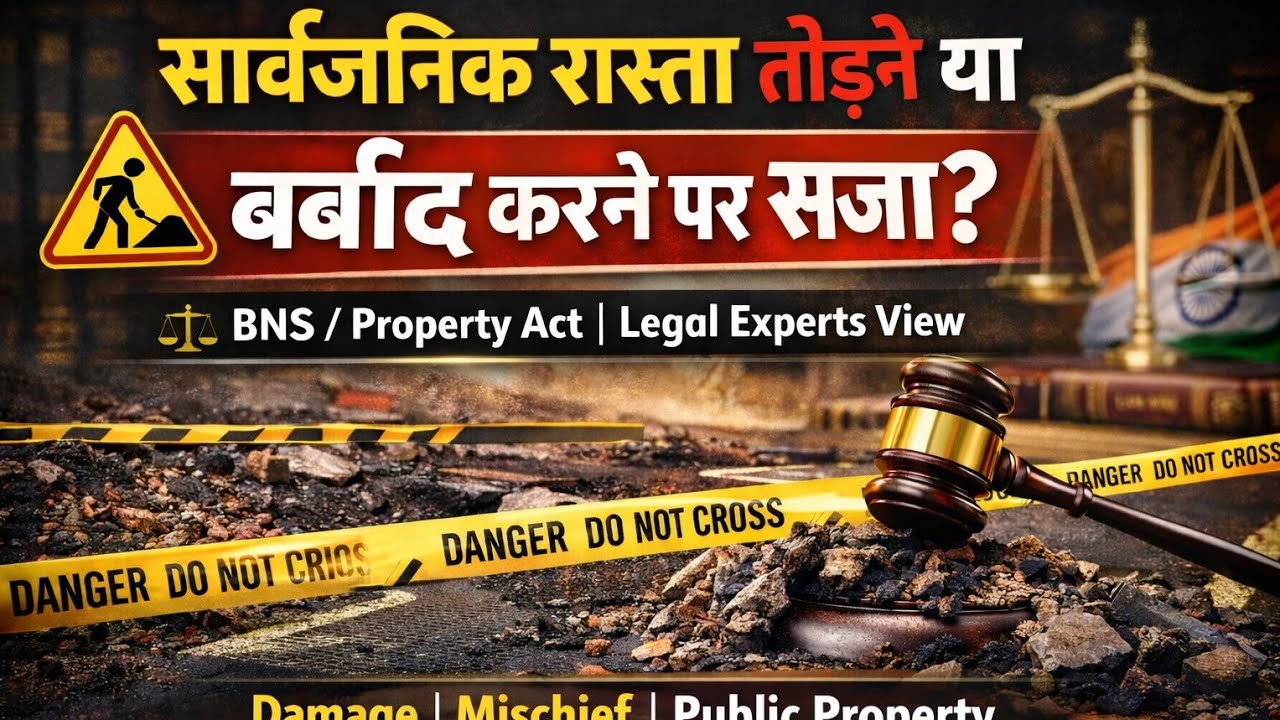 #Public #property #damage karane#sarvajanik #rasta#rokne #par #Legal provisions#viralvideo#up