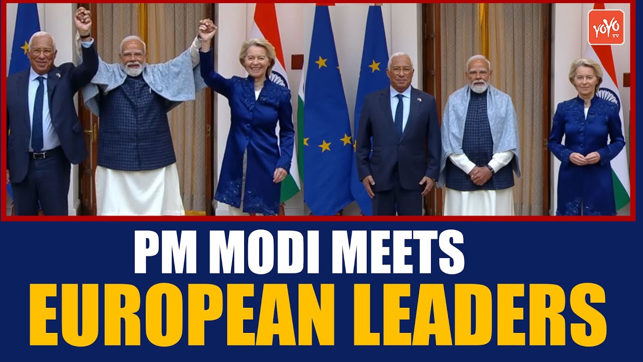PM Modi Meets European Leaders Ursula von der Leyen & António Costa | 