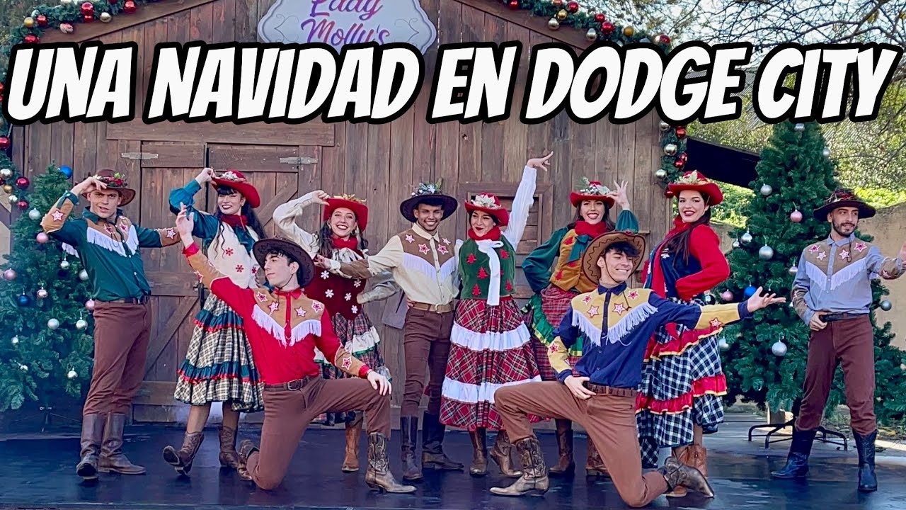 [4K] NAVIDAD PARQUE WARNER 2023 - UNA NAVIDAD EN DODGE CITY