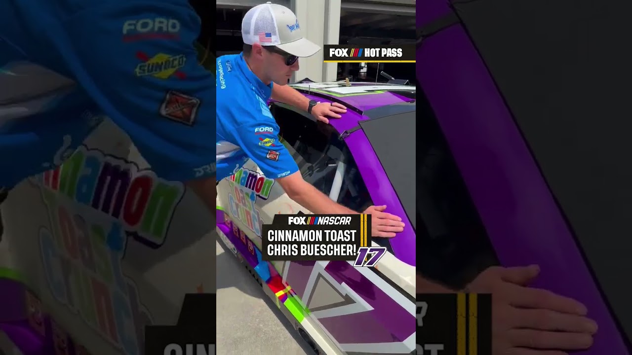 Chris Buescher&rsquo;s Atlanta ride looks tasty 😋 #NASCAR #racing #tasty #chrisbuescher