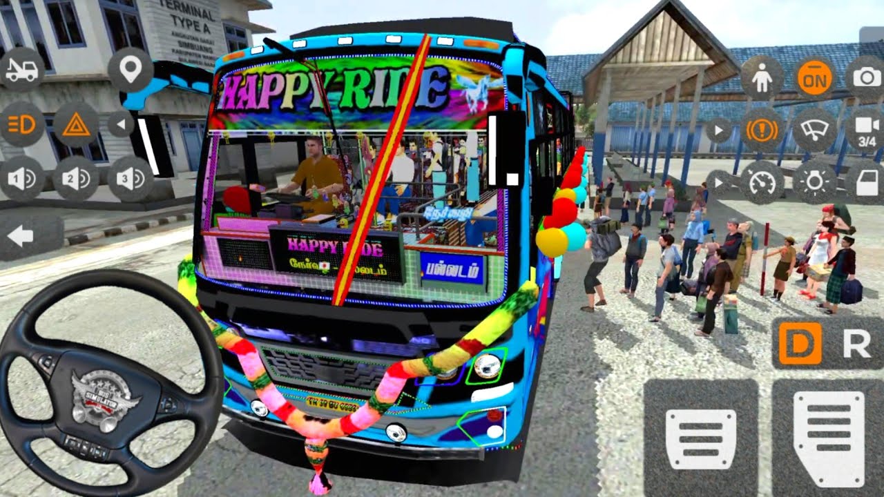 💥 Bus Simulator Indonesia Passenger Pick & Drop Android Gameplay Video