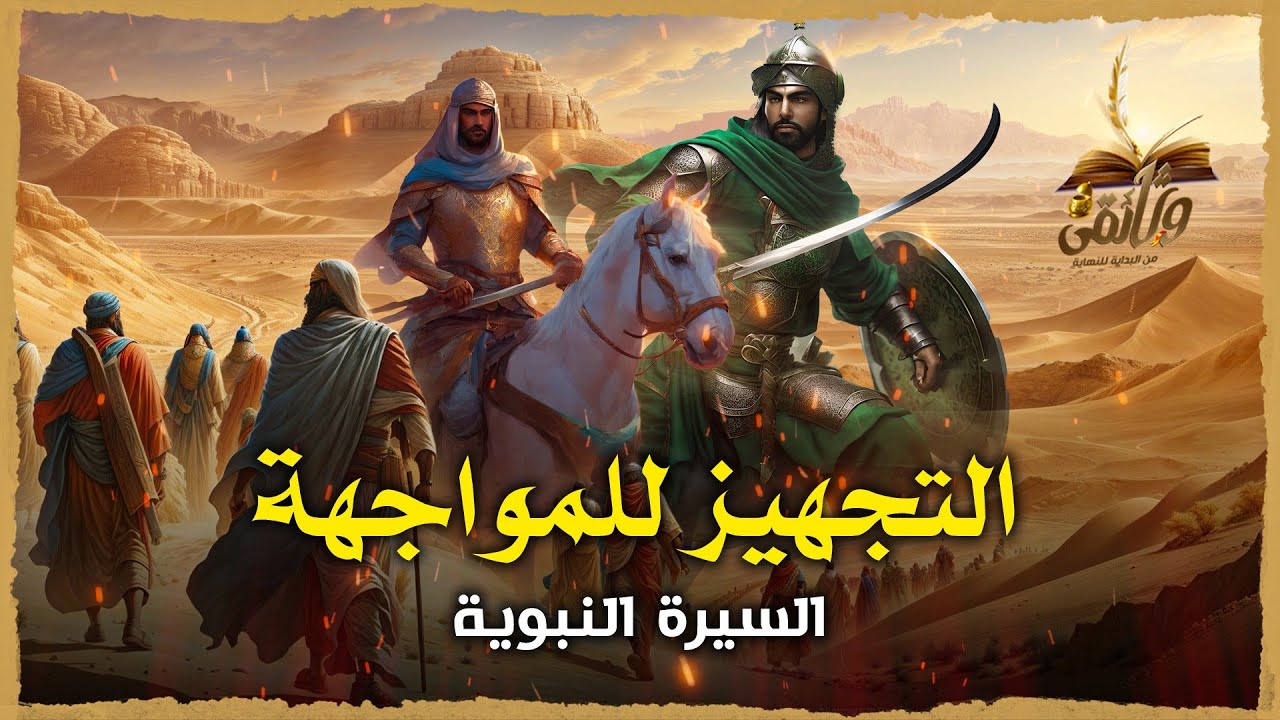 التجهيز لمعركة بدر وبناء اكبر قوة عسكرية في الجزيرة العربية |  السيرة النبوية - الحلقة التاسعة عشر