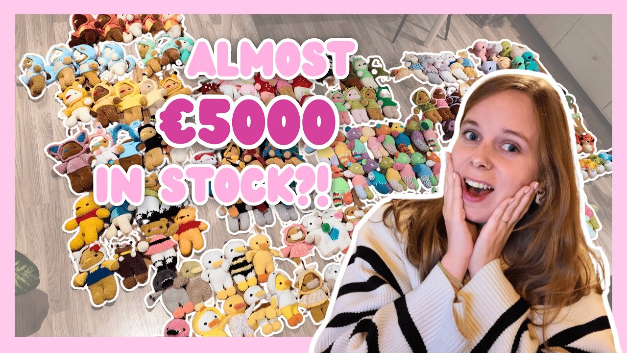 The FINAL crochet prep! Finishing My Crochet Stock (€5000!) + Giveaway Winners 🎉
