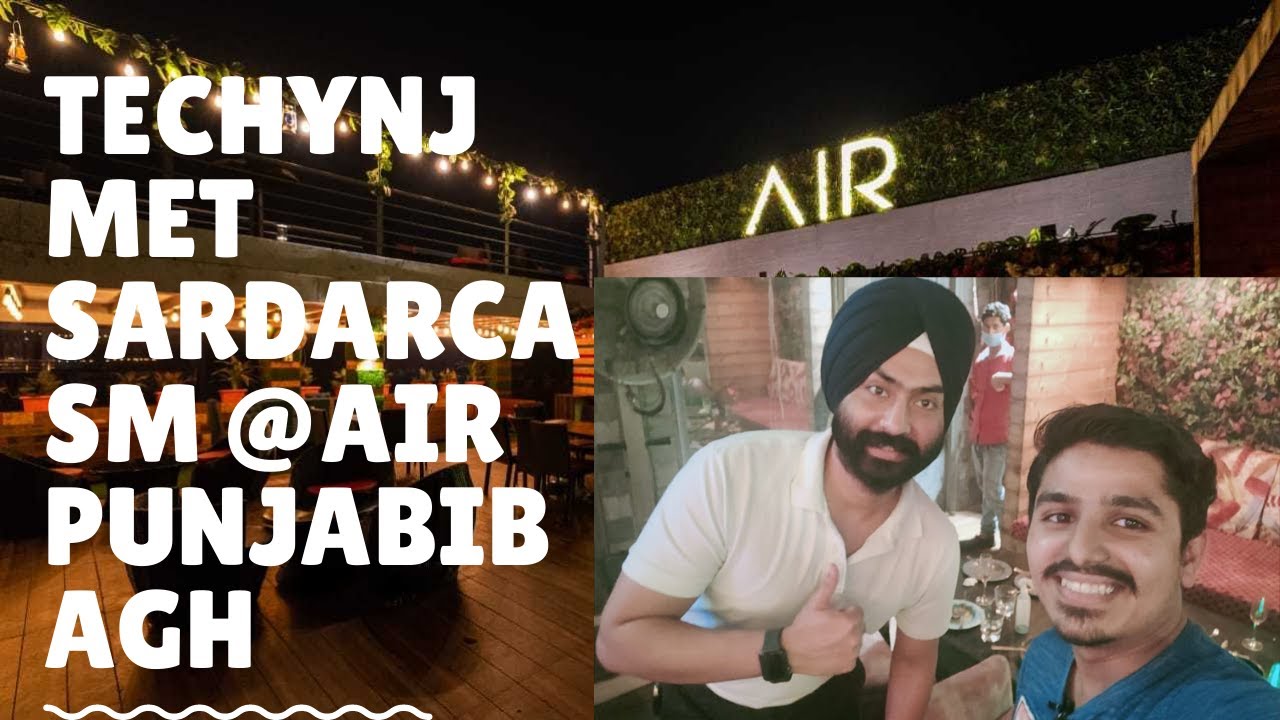 Sardarcasm (Harshdeep Ahuja) at AIR Punjabi Bagh with techynj | Surprised and shocked