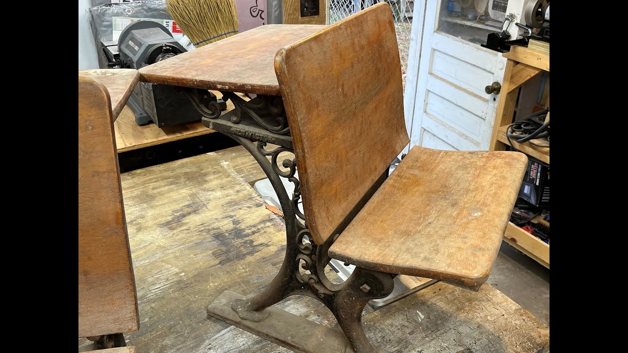 Restoration of a pair of New Victor desks.