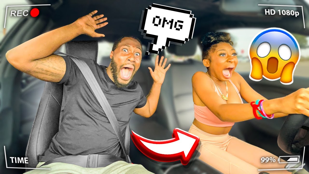 I DROVE A CAR FOR THE FIRST TIME  *CRASHED THE CAR*