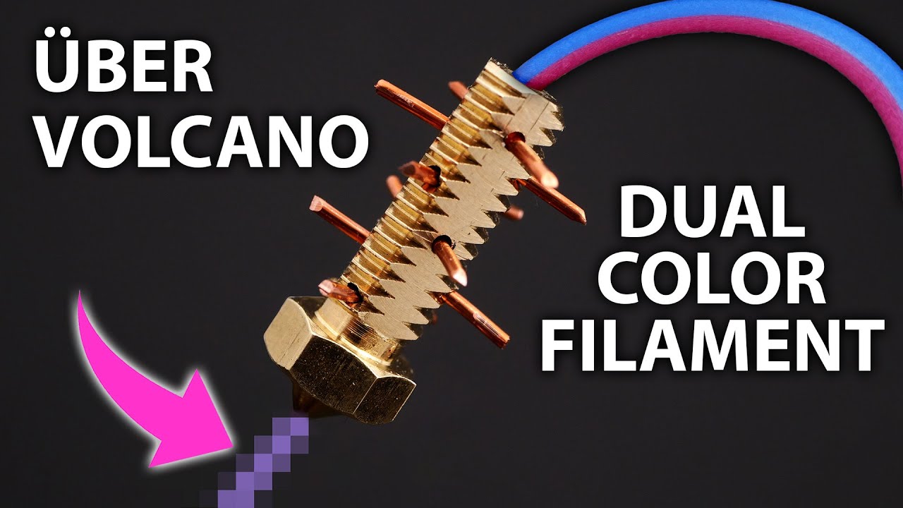 Do High Flow Nozzles MIX Dual Color Filament?