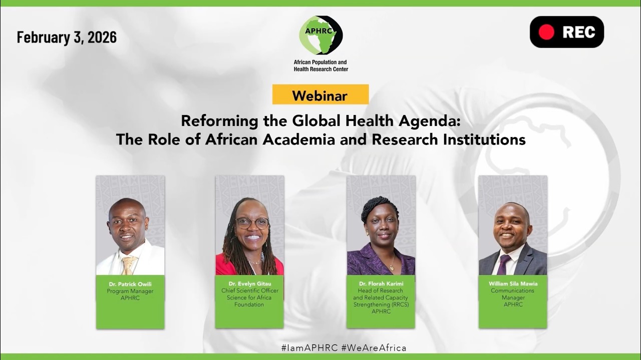Reforming Global Health Agenda: The Role of African Academia and Research Institutions