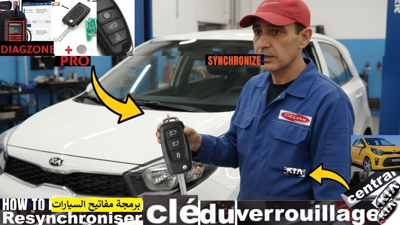 KIA Picanto DIAGZONE PRO THINK DIAG2 Keys Remote Controle Match برمجه مفتاح كيابيكانتو لتحكم عن بعد