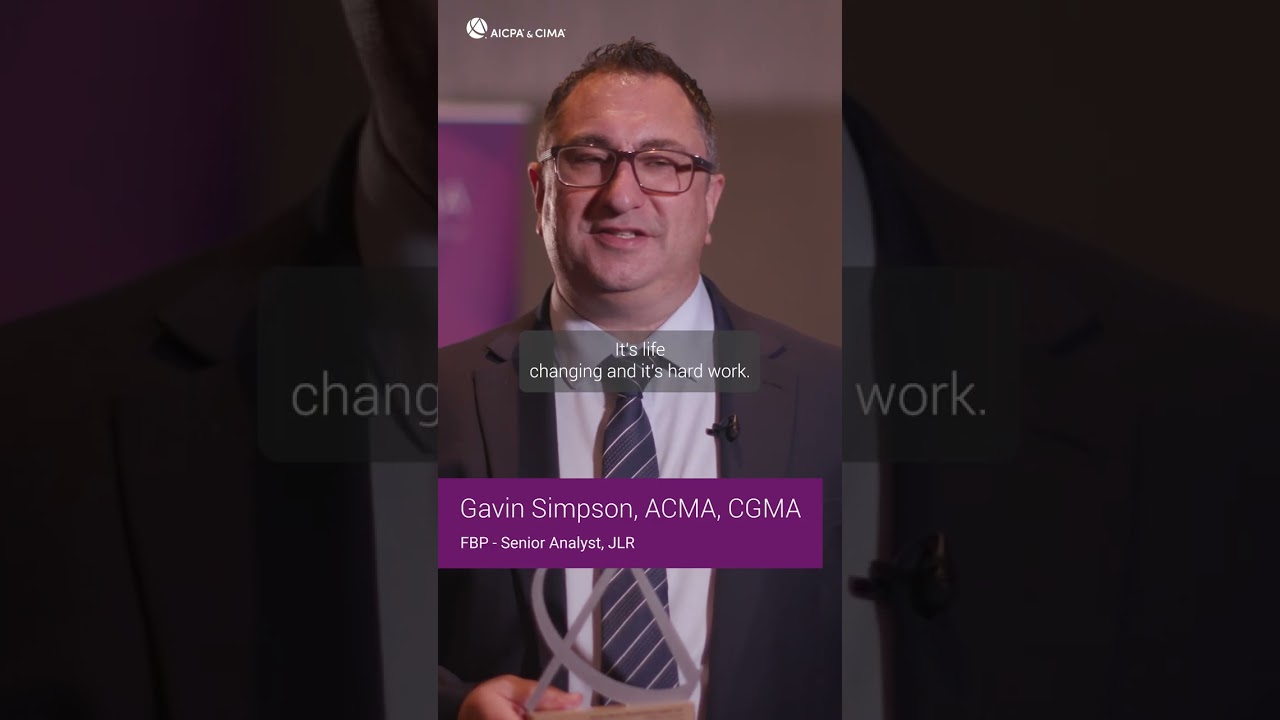 Gavin Simpson ACMA, CGMA Shares His Top Advice for Students Starting in Finance