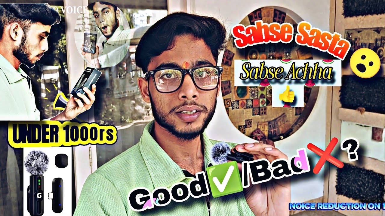 Wireless Mic for YouTubers! 🔥 Grenaro S12 Unboxing & Review Under ₹800@Spkumar101