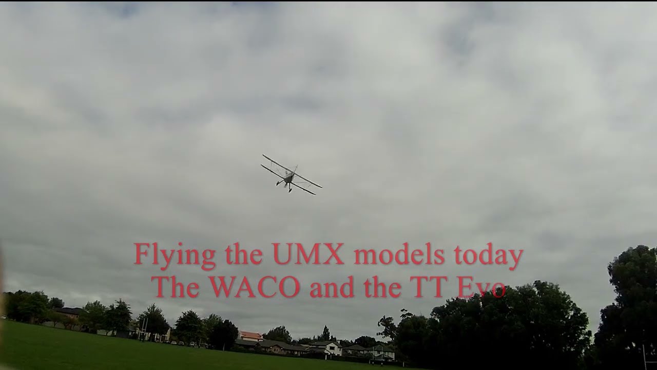 Flying the UMX Waco and TT Evo