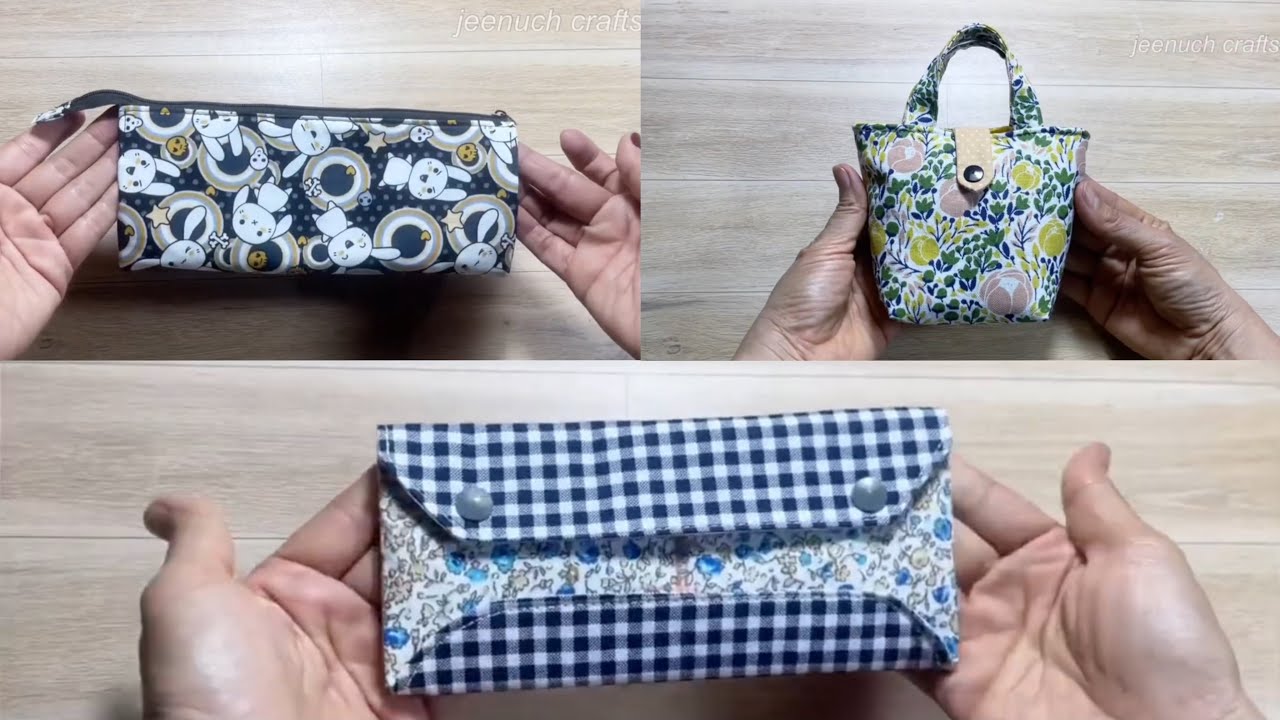 3 Ideas sewing bag at home