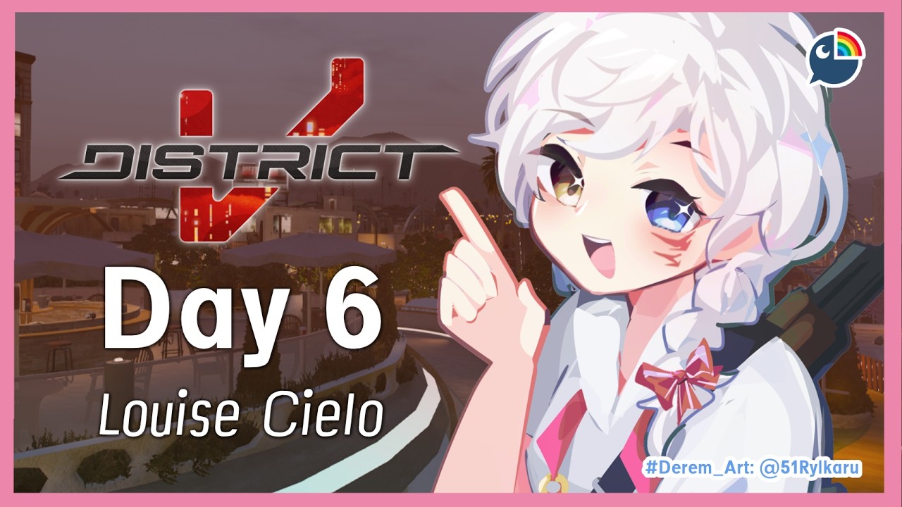 【 #DistrictV 】D6 - Louise Cielo's: Huh?????【 NIJISANJI | Derem Kado 】