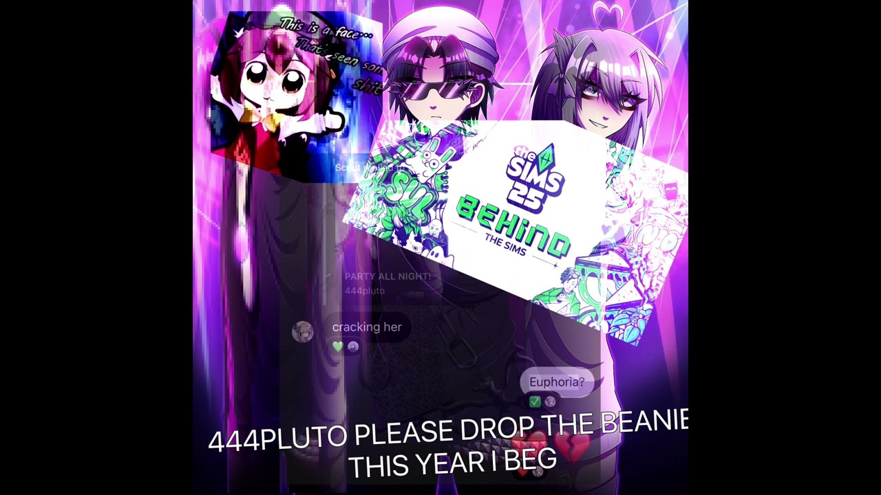 444pluto - PARTY ALL NIGHT! (AGGRESSIVE SIMS GAMING REMIX)