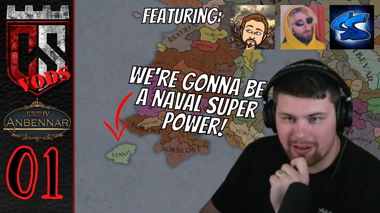 Anbennar Content Creator MP w/Zlewikk, Habibi & SocialStreamers! [EU4 1.30] Anbennar Creator MP #1