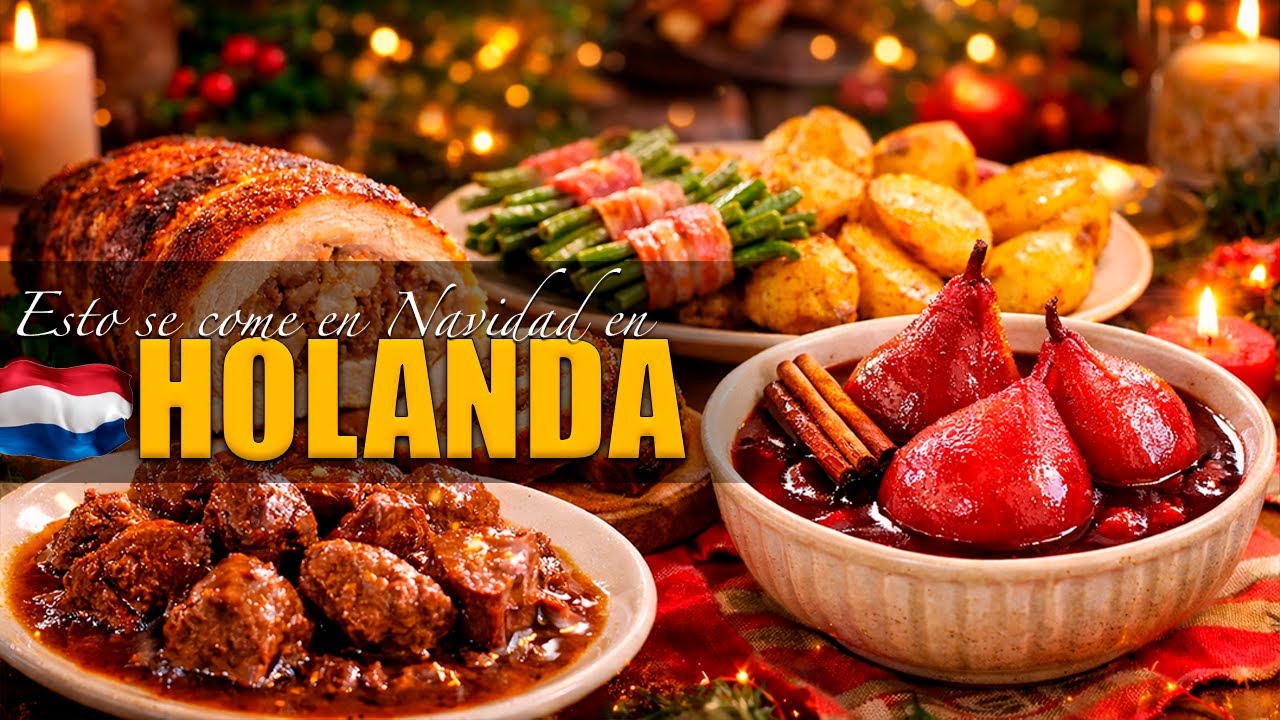 Nunca creerás lo que comen los neerlandeses en NAVIDAD!🎄🍴HOLANDA 🌷 | Países Bajos 🇳🇱