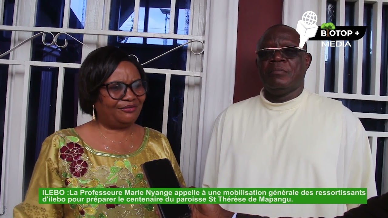 100 ans  de la paroisse sainte Thérèse de Mapangu : la prof. Marie Nyange appelle à une mobilisation