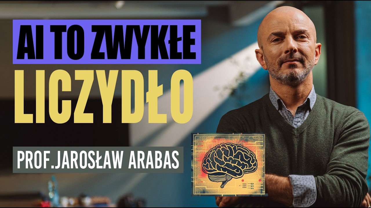Czy AI to tylko skok na kasę? - Rozmowa z prof. Jarosławem Arabasem