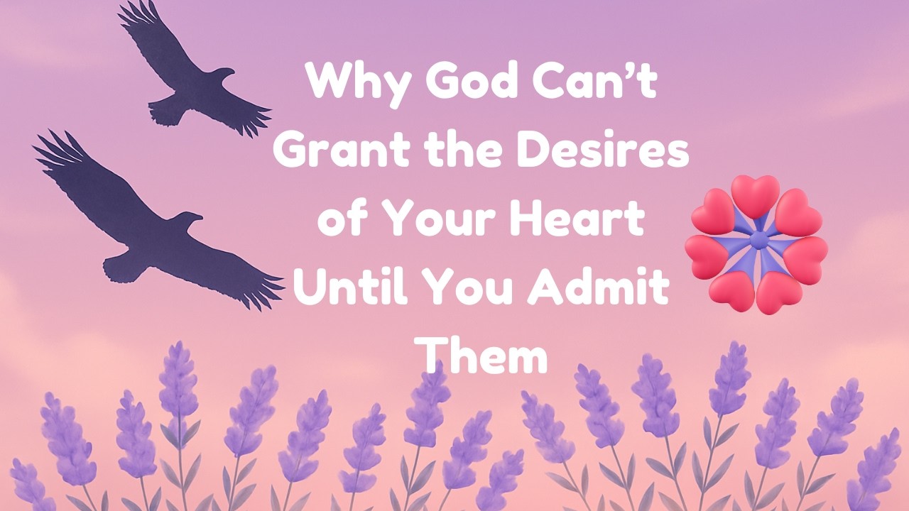 God Only Grant the Desires of Your Heart that You are willing to admit to Yourself and Him