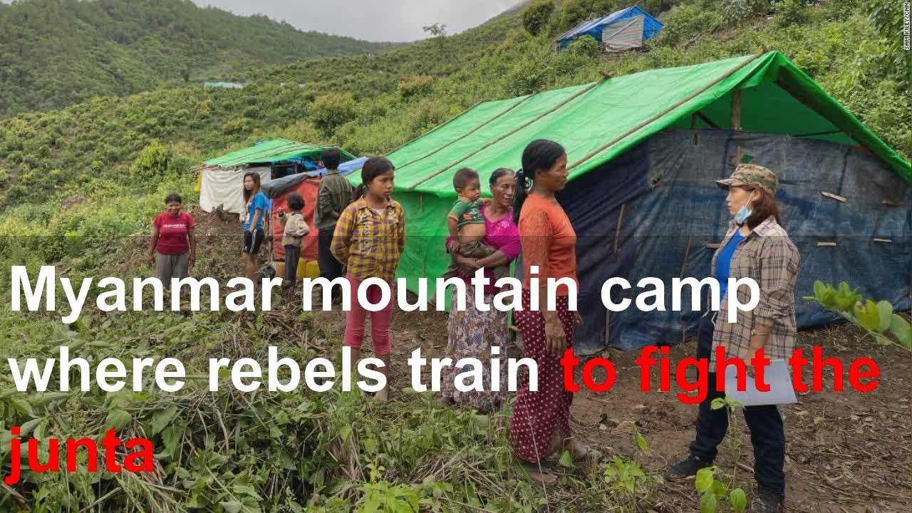Myanmar mountain camp where rebels train to fight the junt