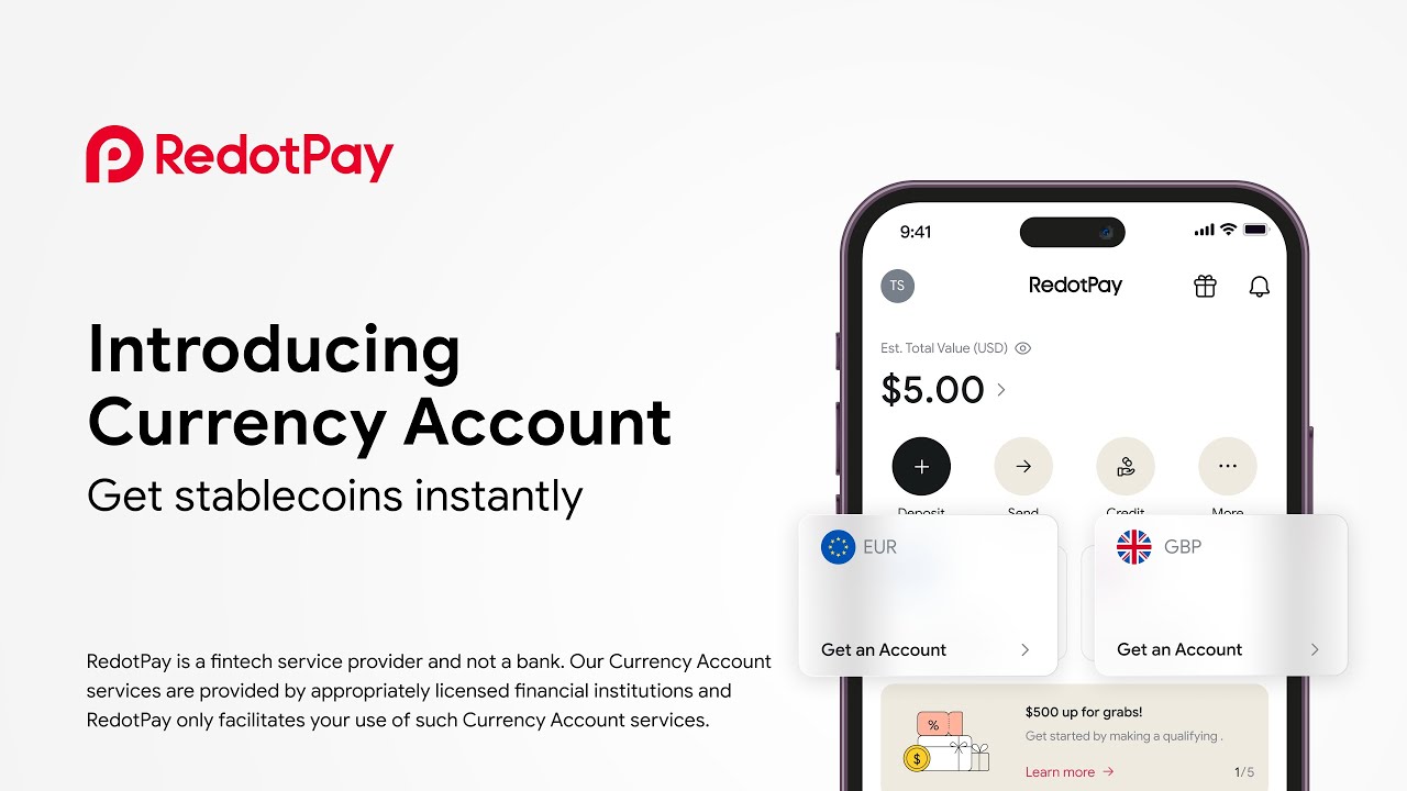RedotPay How-To: Use the All-New Currency Account Feature