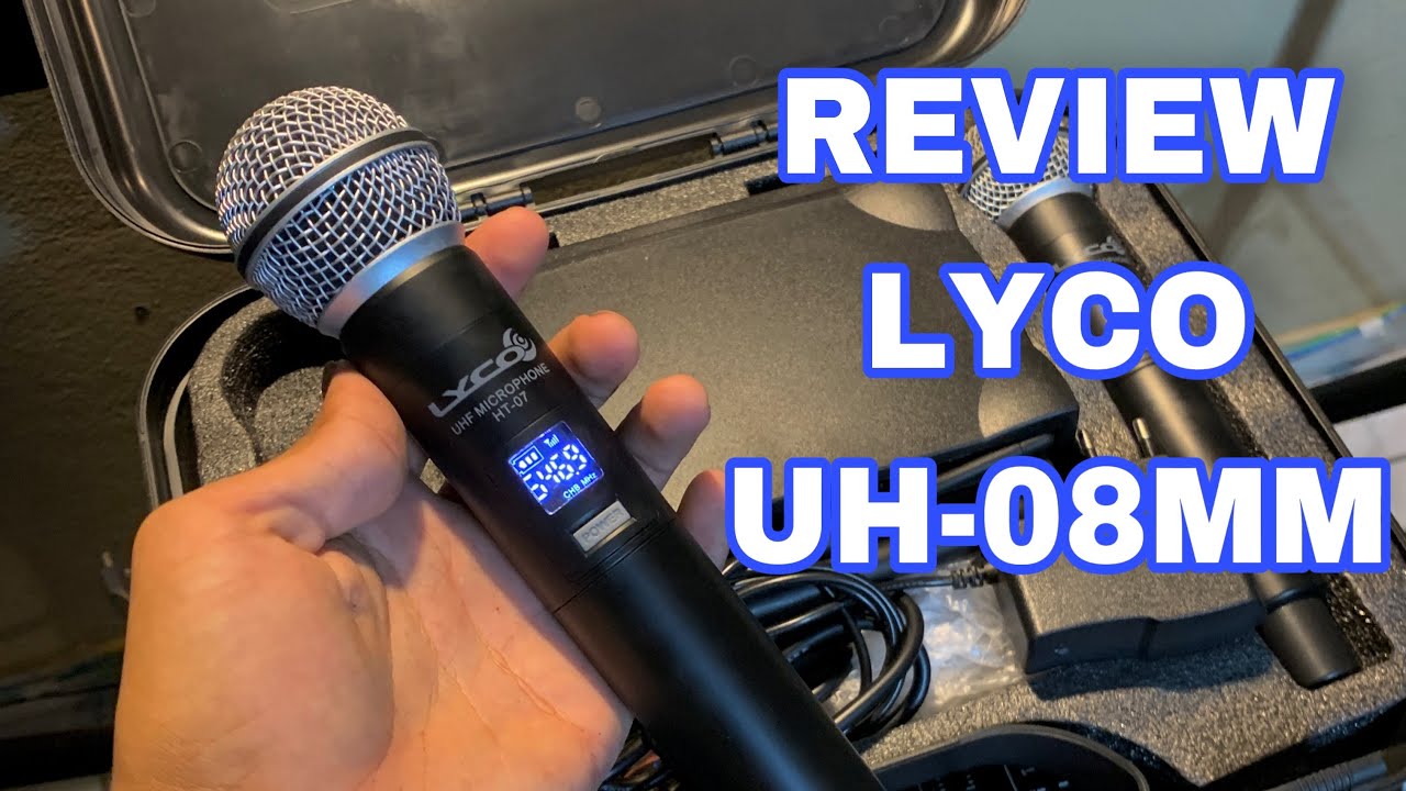 MELHOR MICROFONE SEM FIO? LYCO UH-08MM 🎤📶 (Review)