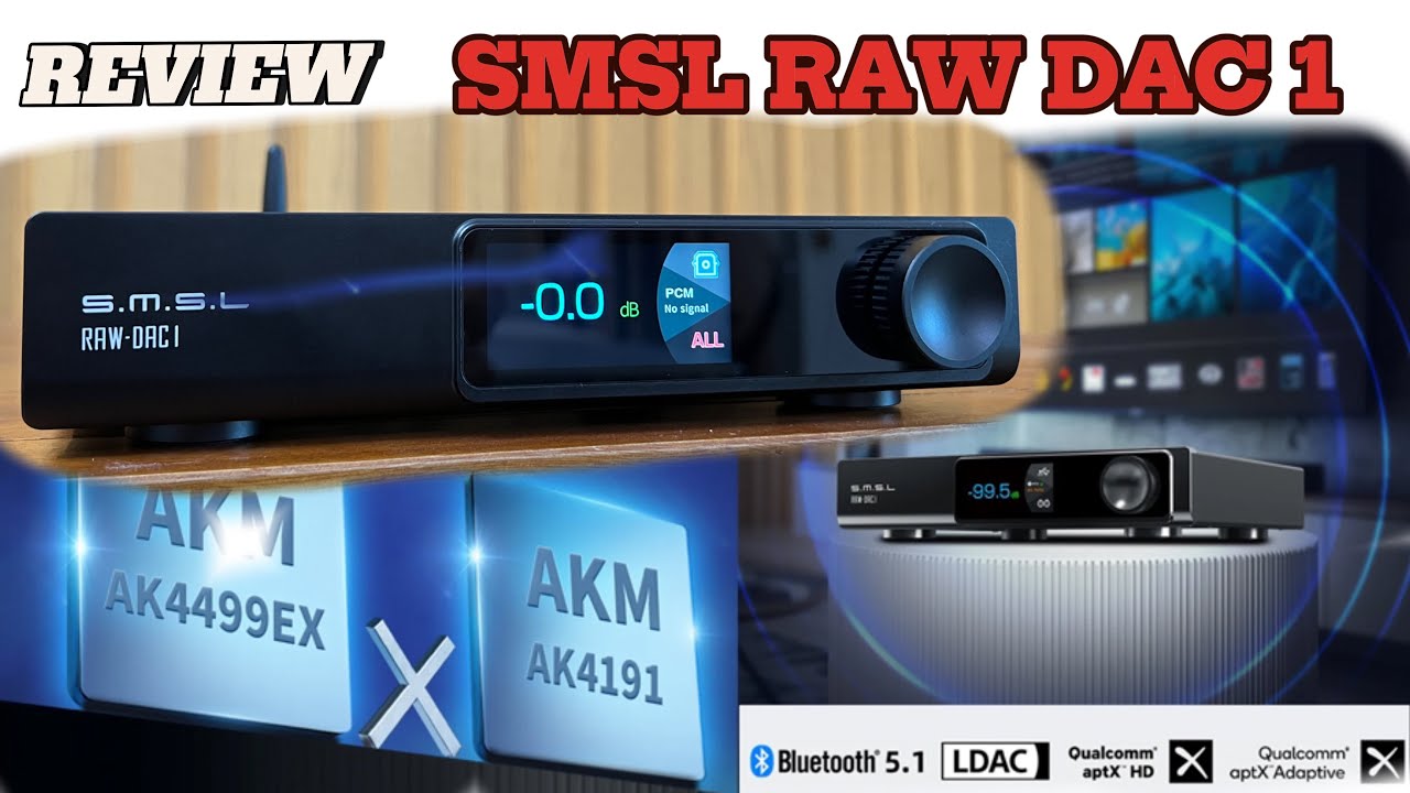 Đánh Giá SMSL RAW DAC 1 Siêu Phẩm Mới Ra Mắt
