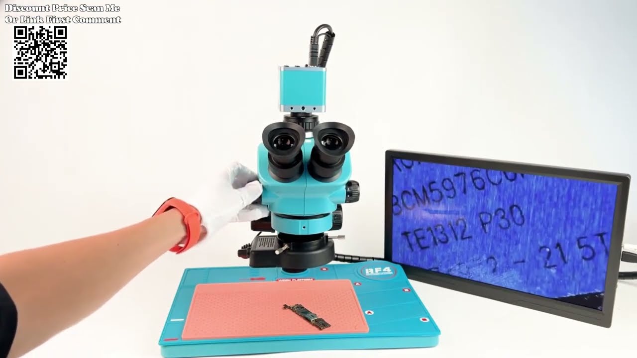 Test RF4 New Trinocular Microscope Review Aliexpress