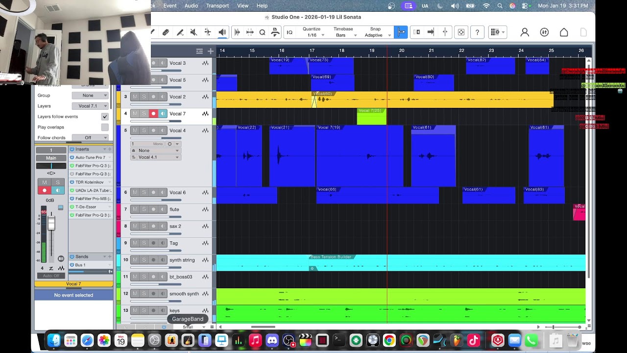 recording a song on the ipad beat