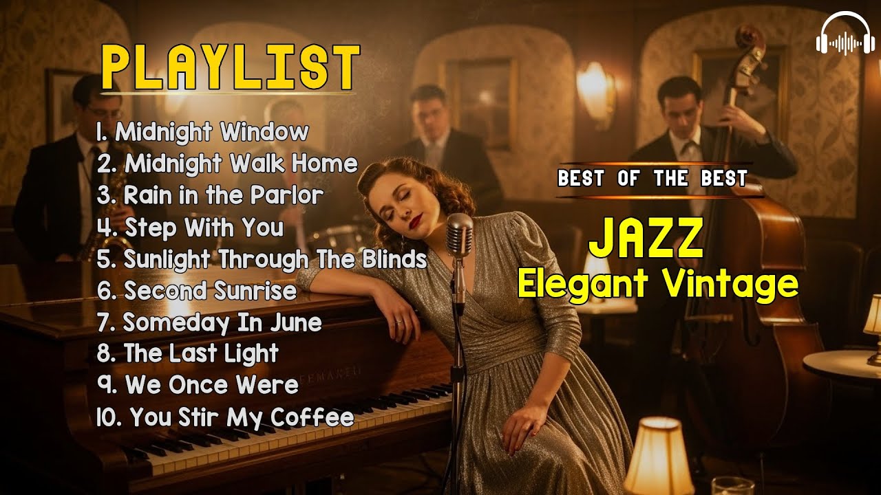Timeless Vintage Jazz 1940s Collection – Retro Jazz Classics for Peaceful Late Night Moments