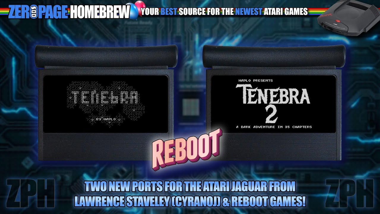 New Atari Jaguar Games: Tenebra & Tenebra 2 from H4plo and Reboot Games