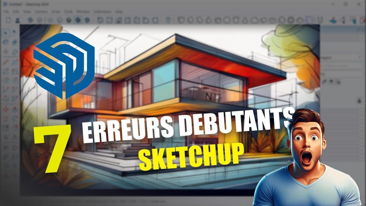 Ne faites pas ces 7 erreurs sur SketchUp