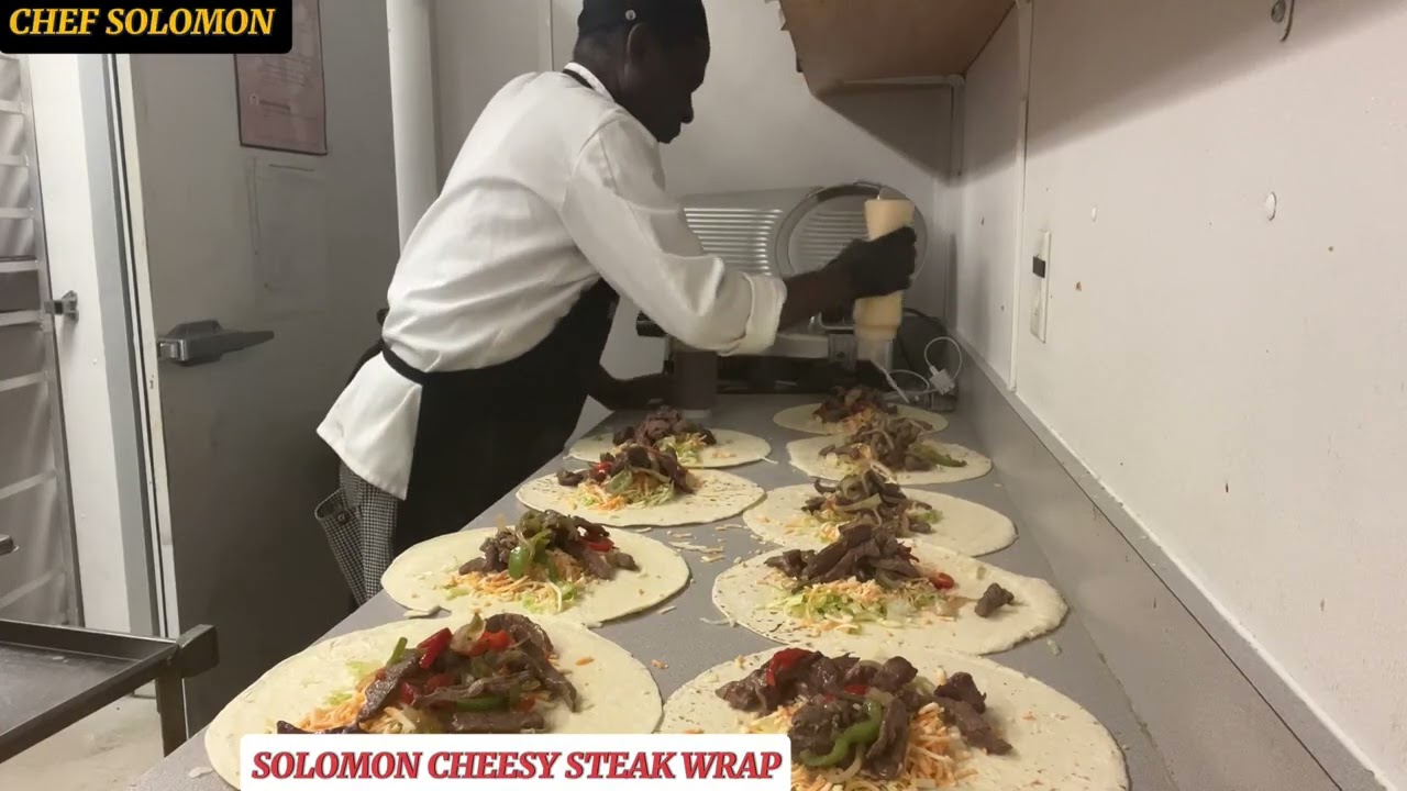 SOLOMON CHEESY STEAK WRAP 
