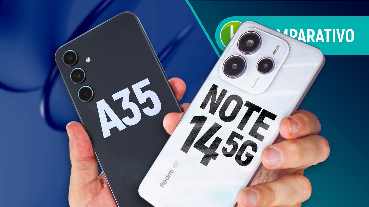 REDMI NOTE 14 5G vs GALAXY A35: MULTIMÍDIA e BATERIA ou DESEMPENHO e CÂMERAS? | Comparativo