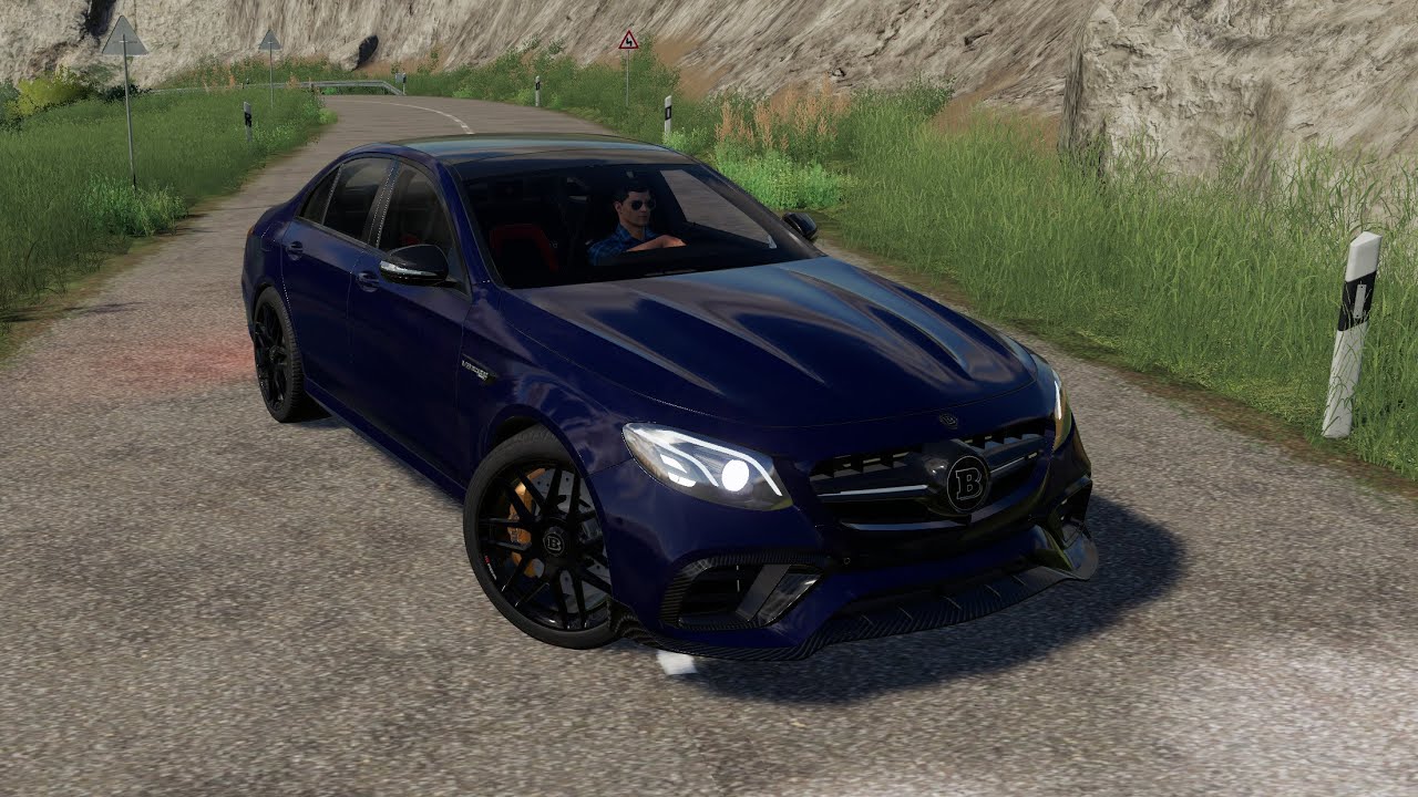Mercedes Benz E63S AMG / Brabus 800 - Farming Simulator 2019 [FS 19 LS 19 Car Mod]