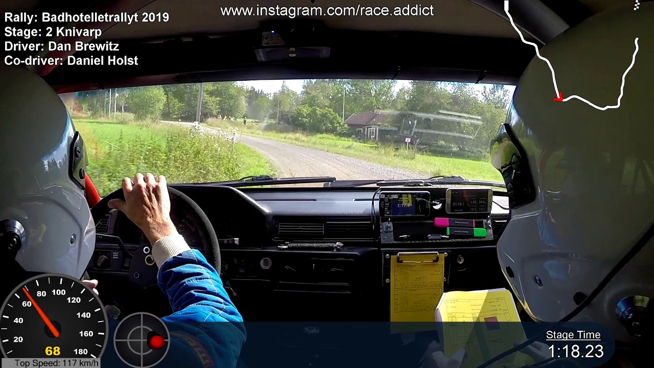 Rally Badhotelletrallyt 2019 SS2 Knivarp