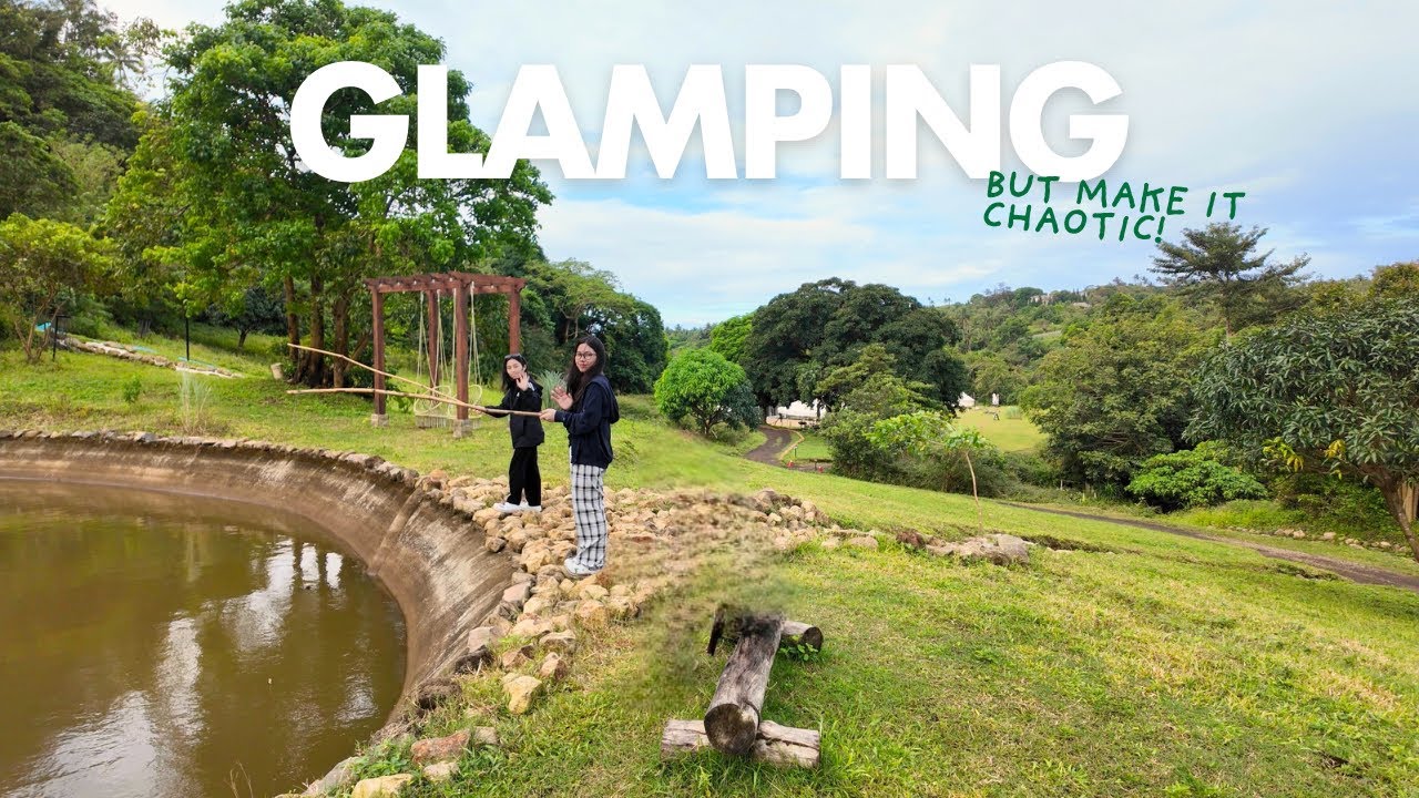 GLAMPING… we tried something new 🎣 ⛺️🪁