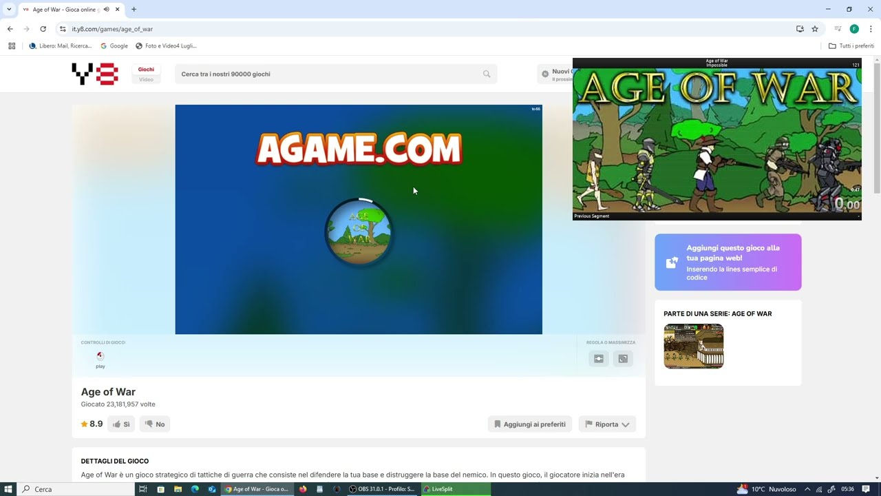 Age Of War Speedrun All Versions Impossible Difficulty 00:46 Former World Record