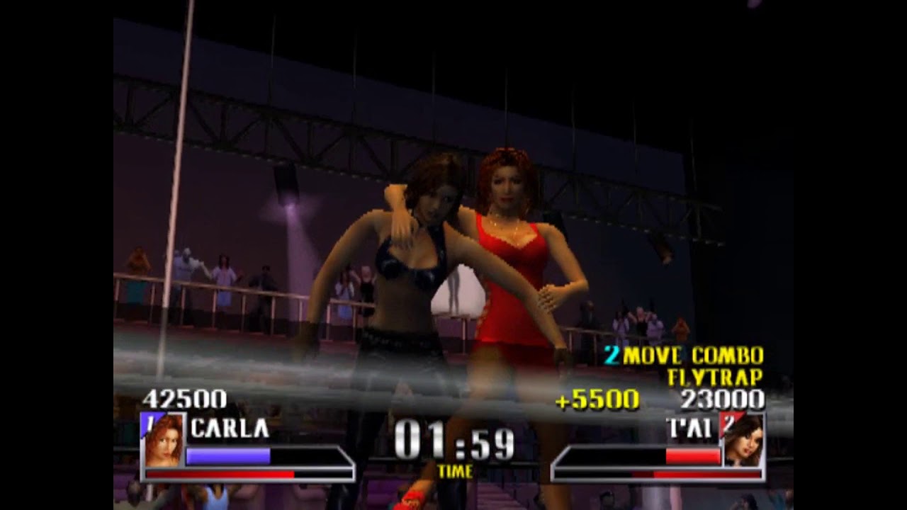 Def Jam - Vendetta PS2 Matches - Carla vs T'ai (REQUEST)