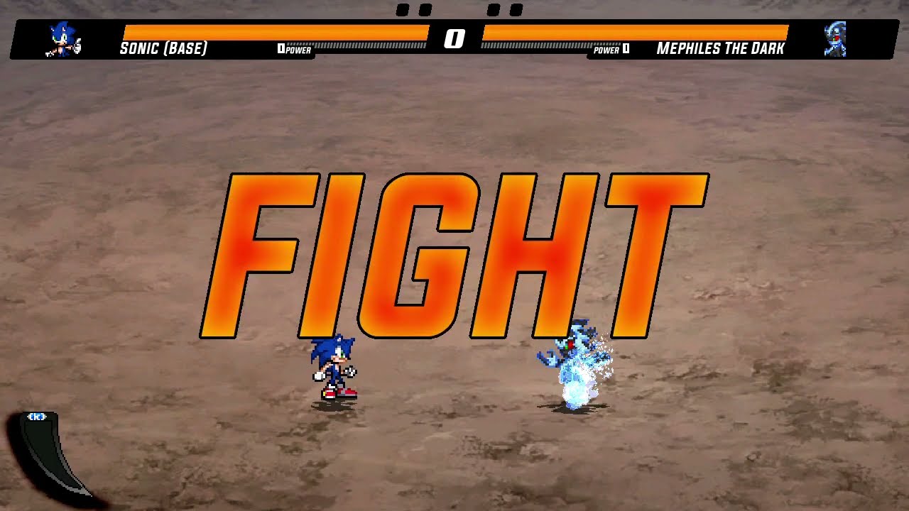 SBM V2 Sonic Base Vs Mephiles