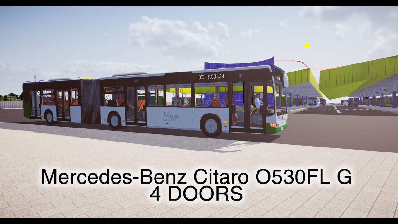Epic First Ride! Mercedes-Benz Citaro o530FLG 4-Door Mod in Proton Bus Simulator